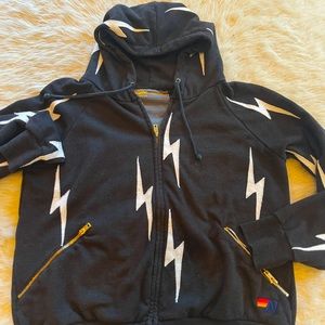 RARE hand-stitched Aviator Nation bolt hoodie! ⚡️⚡️⚡️